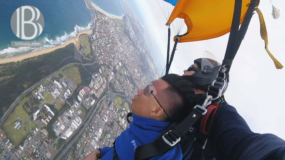 Trải nghiệm nhảy Skydive tuyệt đẹp trên biển Wollongong ở Úc (Sydney)
